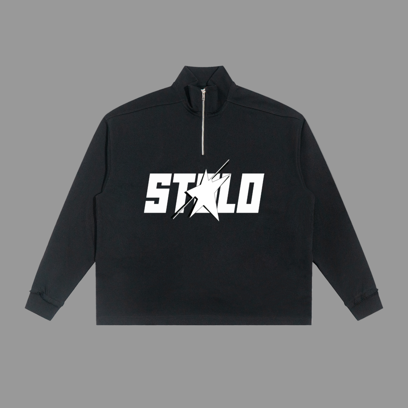 Stolo Clothing Co STARCHILD Classic Quarter-Zip Fleece Long Sleeve Tee