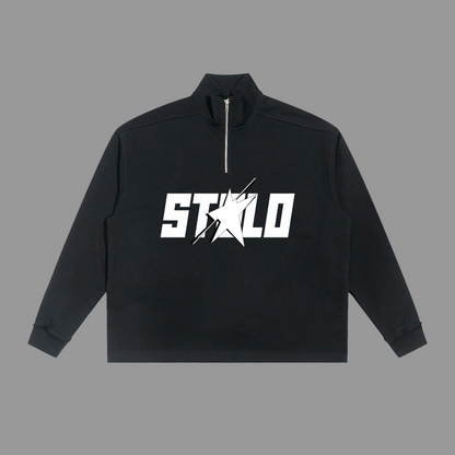 Stolo Clothing Co STARCHILD Classic Quater-Zip Fleece Long Sleeve Tee