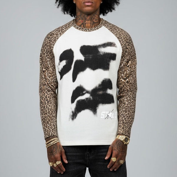 Stolo Clothing Co THE MASK Leopard Sleeve Tee