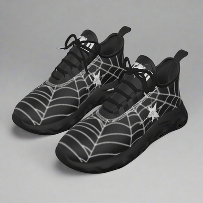 Stolo Clothing Co WEB LIFE STEPPERS Light Active Shoes [ BLACK ]