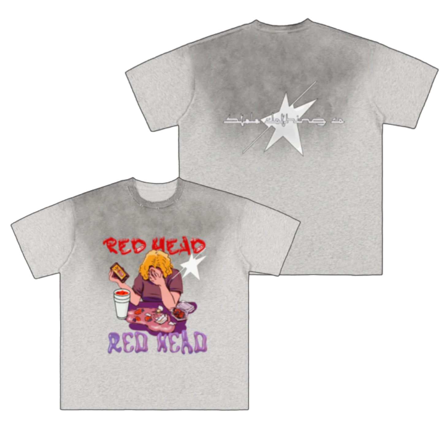 Stolo Clothing Co Red Head Vintage Washed Tee