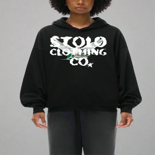 Stolo Clothing Co Birdies Sun Faded Boxy Hoodie