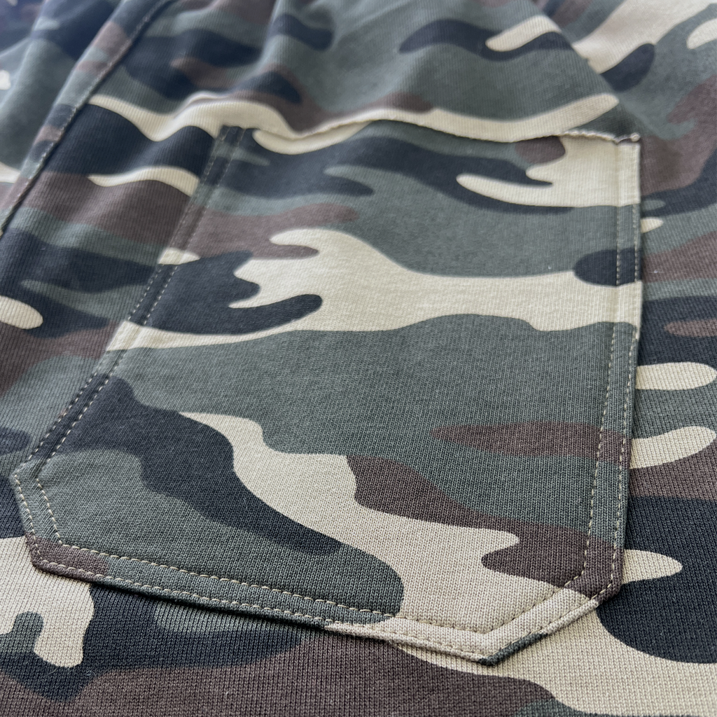 Stolo Clothing Co STARCHILD ARMY CAMO French Terry Heavyweight Shorts (420 GSM)