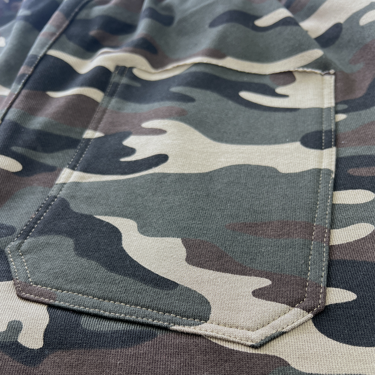 Stolo Clothing Co STARCHILD ARMY CAMO French Terry Heavyweight Shorts (420 GSM)