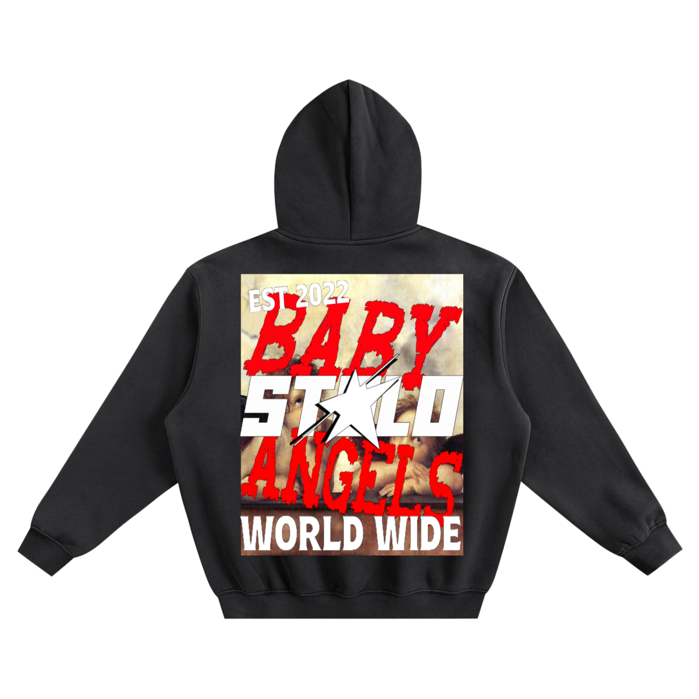 Limited Edition Stolo Clothing Co Baby Angels Super Oversized Angel Hoodie