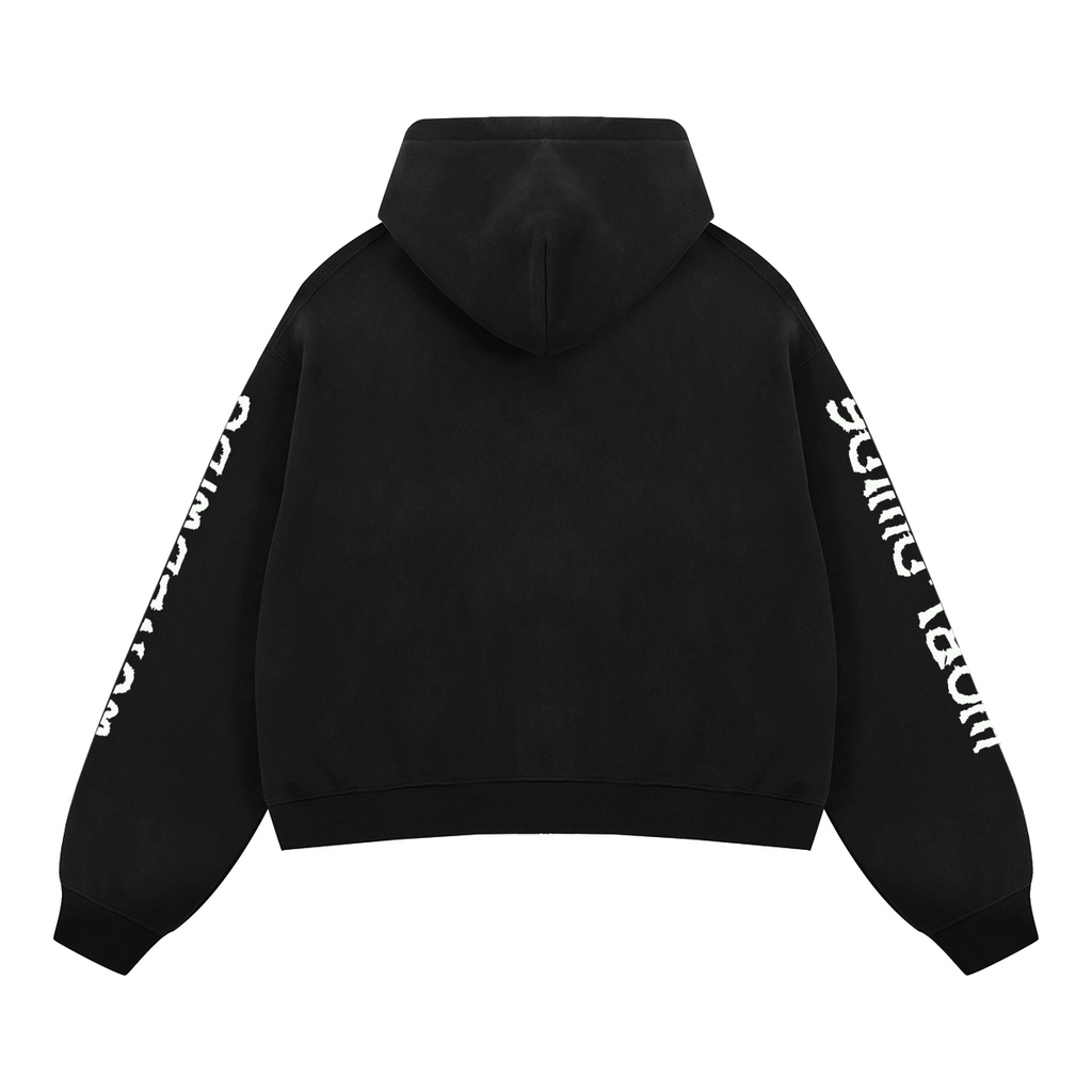 Stolo Clothing Co STARCHILD X WORLDWIDE Heavyweight Boxy Double Zip Fleece Zip-Up Hoodie (380GSM)