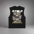 Stolo Clothing Co STILL SHINNING Raw Edge Cotton Tank Top Tee