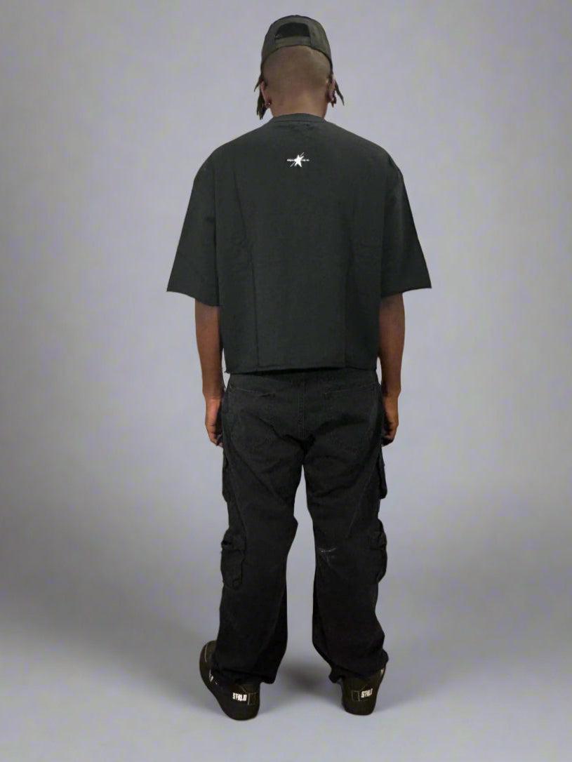 Stolo Clothing Co EVIL NUN French Terry Raw Edge Tee