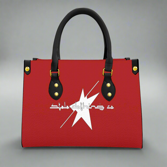 Stolo Clothing Co LOGO Leather Tote Bag  [ RED ]