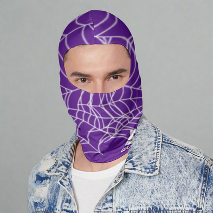 Stolo Clothing Co Web Life Balaclava Face Mask [ PURPLE ]