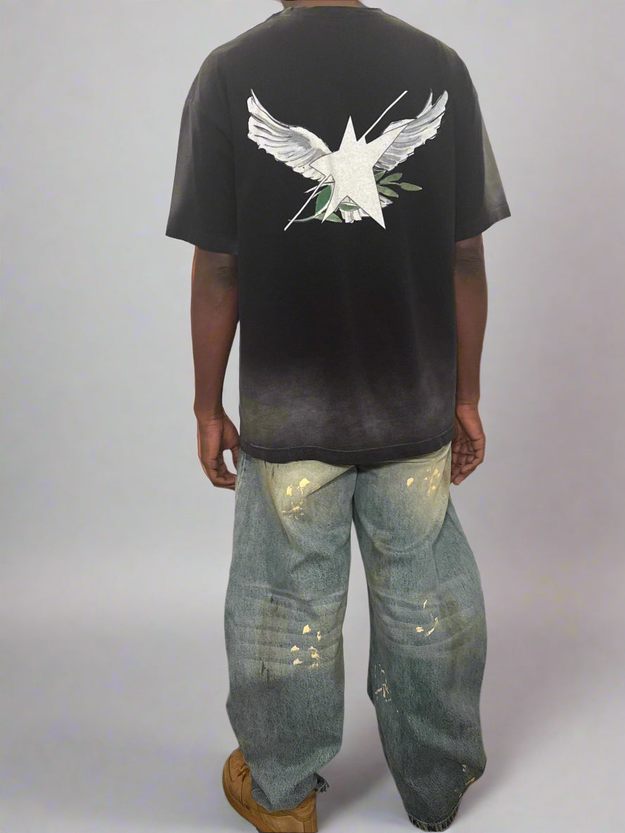 Stolo Clothing Co Essentials Unisex Hand-Painted Baggy Jeans