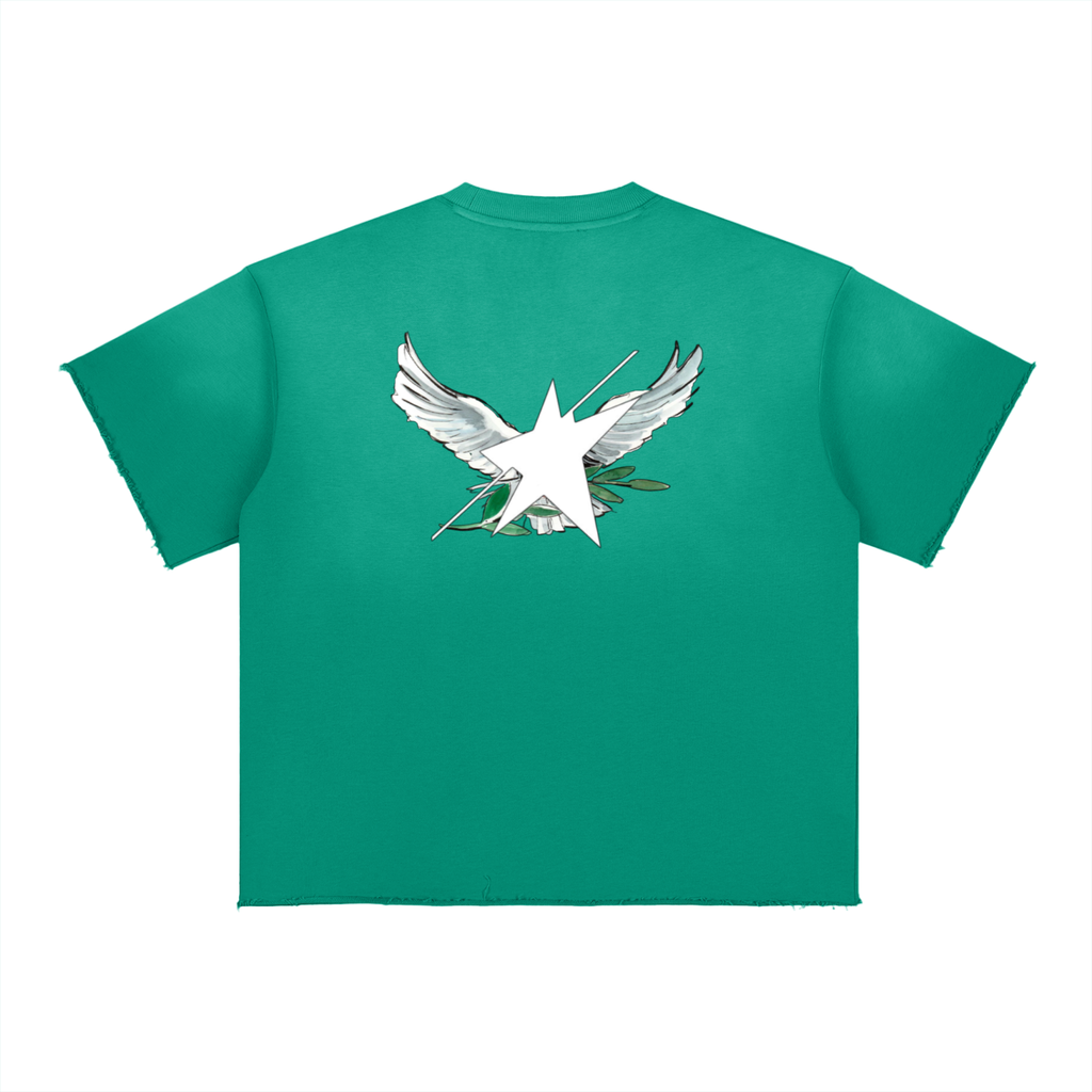 Stolo Clothing Co Birdies Sun Faded Raw Edge Tee