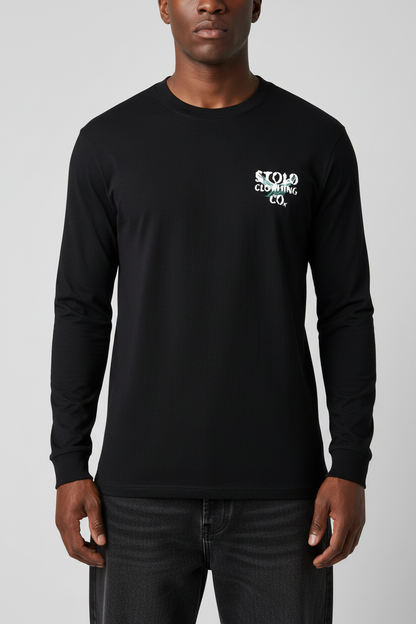 Stolo Clothing Co Birdies Minimalistic Long-Sleeve Cotton Tee