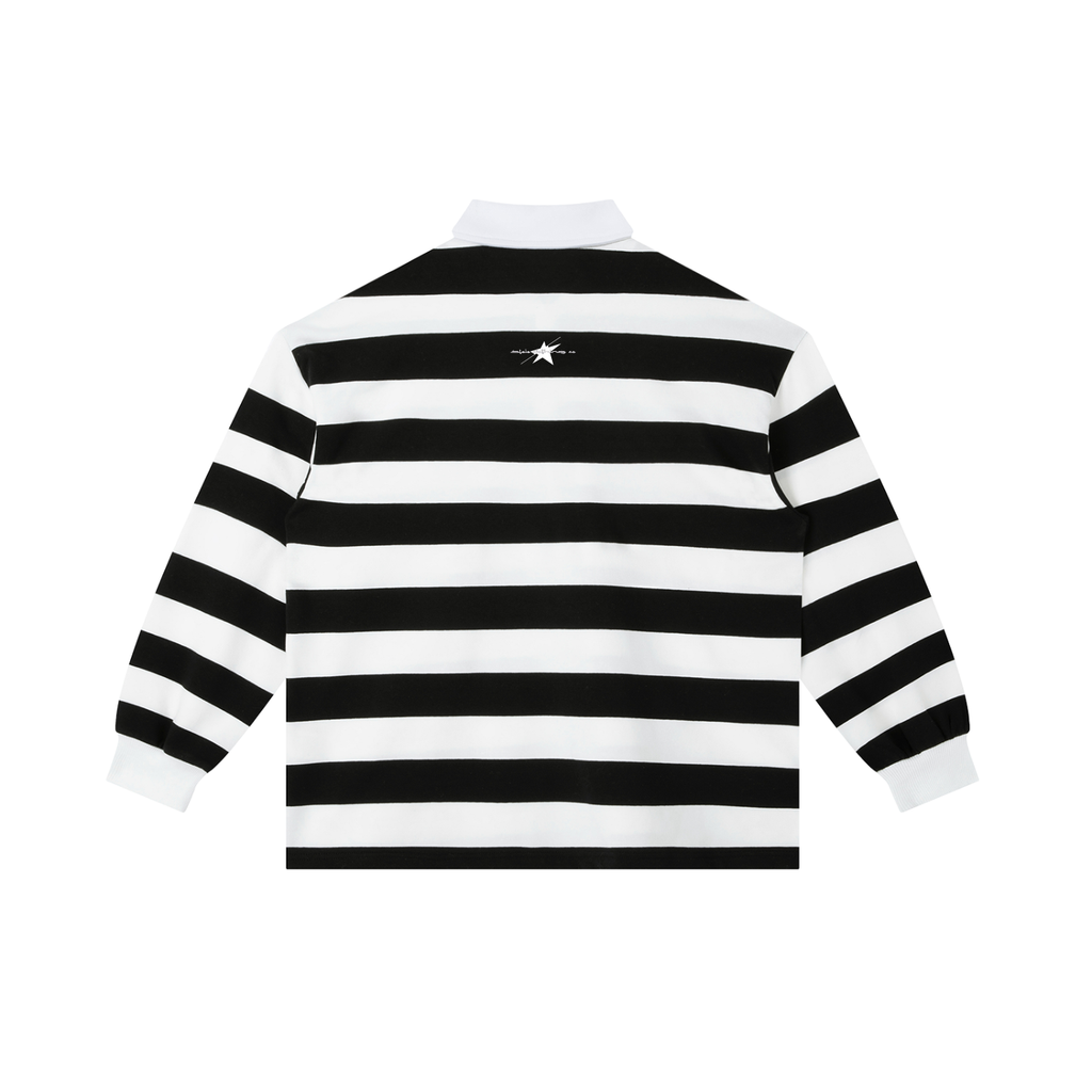 Limited Edition Stolo Clothing Co STARCHILD WHERES WALDO Striped Polo Tee