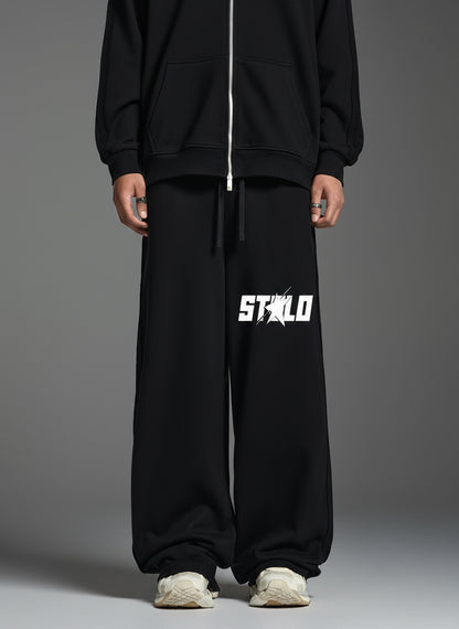 Stolo Clothing Co STARCHILD Supper Baggy Stripped Straight-Leg Sweatpants