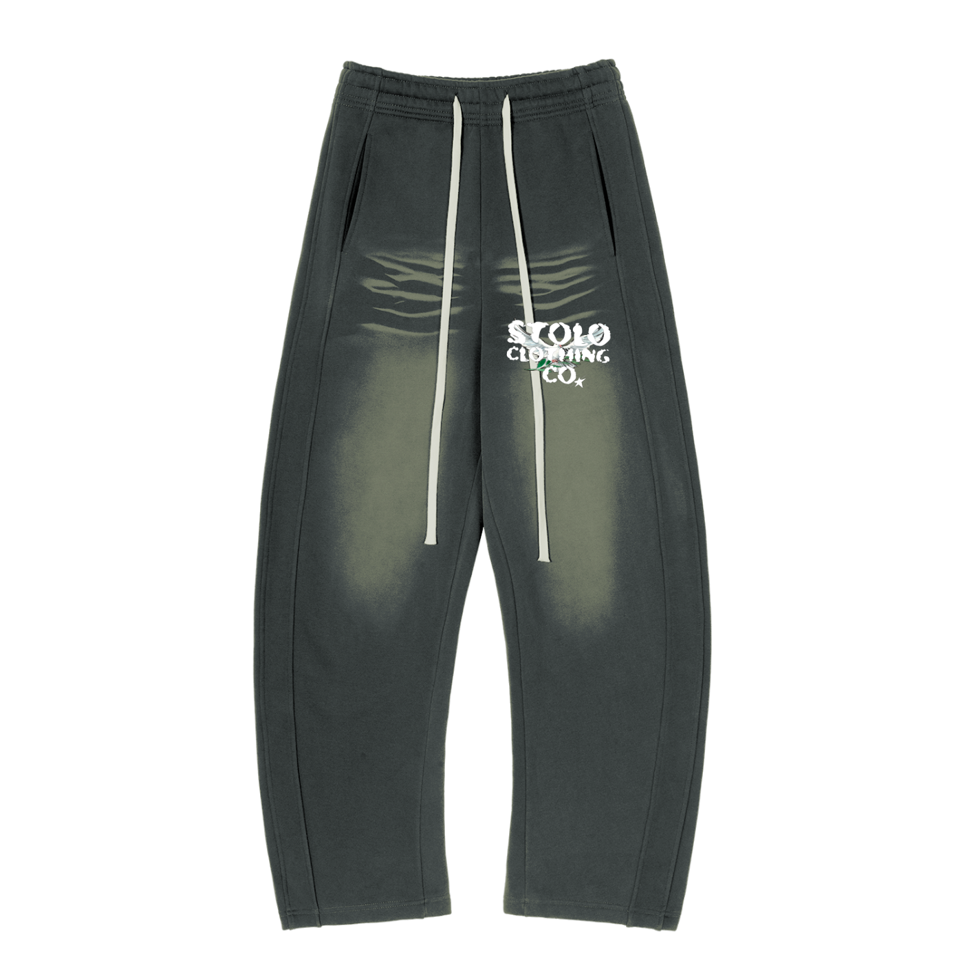 Stolo Clothing Co Birdies Sun Faded Curved Blade Sweatpants