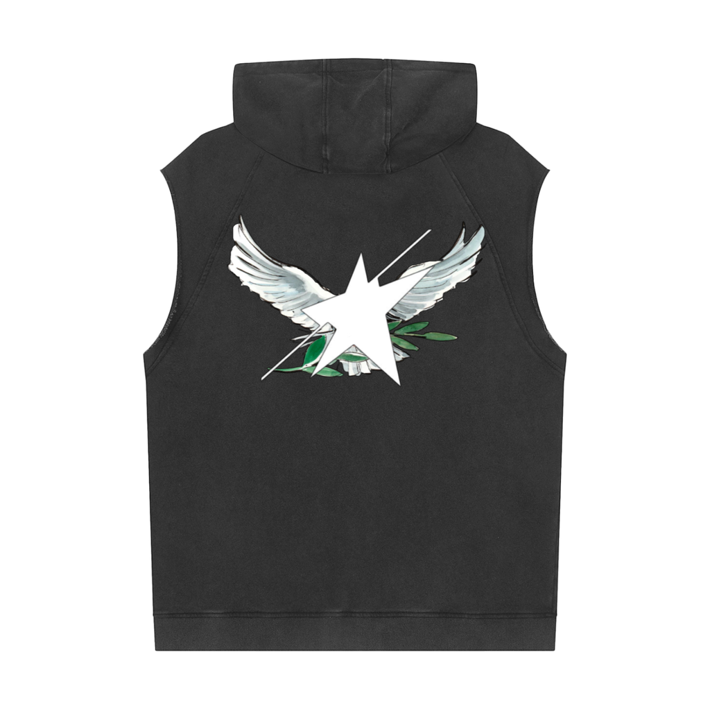 Stolo Clothing Co Birdies Snow Washed Sleeveless Hoodie