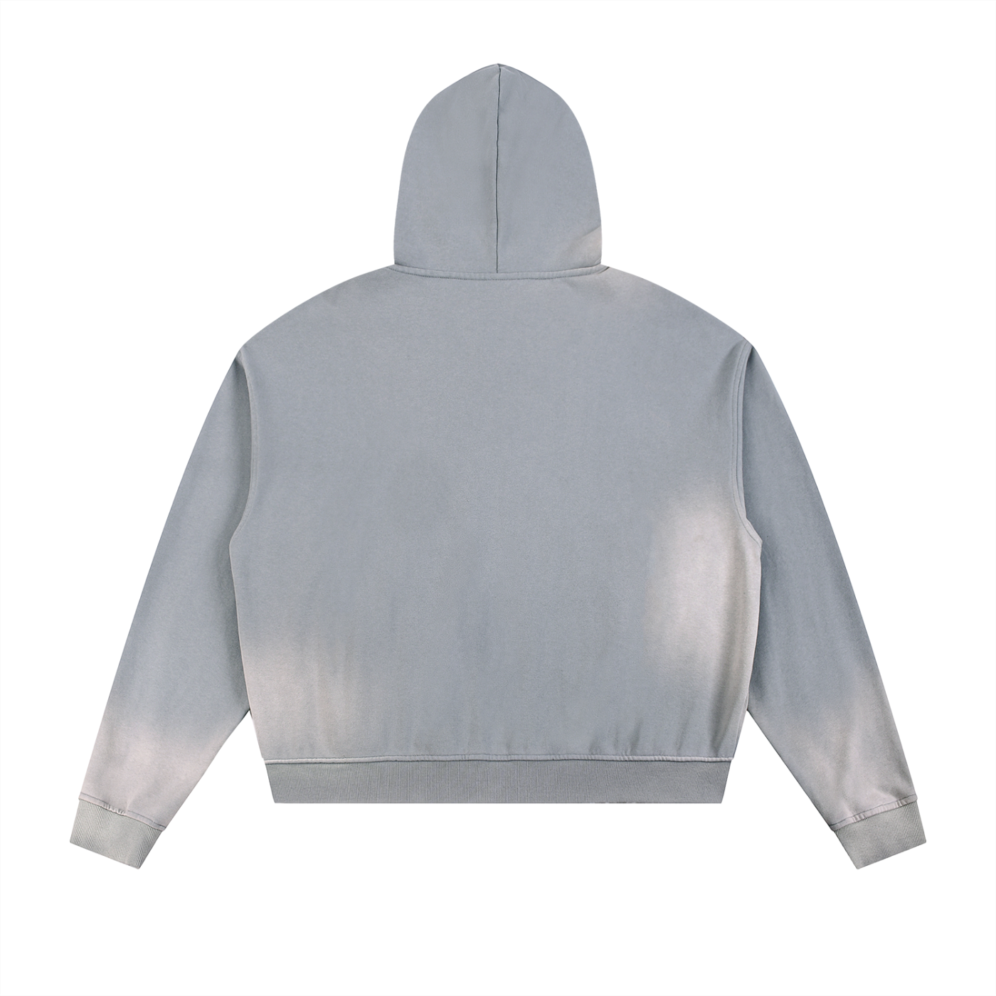 Stolo Clothing Co STARCHILD Sun Faded Hand Frayed Raw Edge Fleece Zip Hoodie