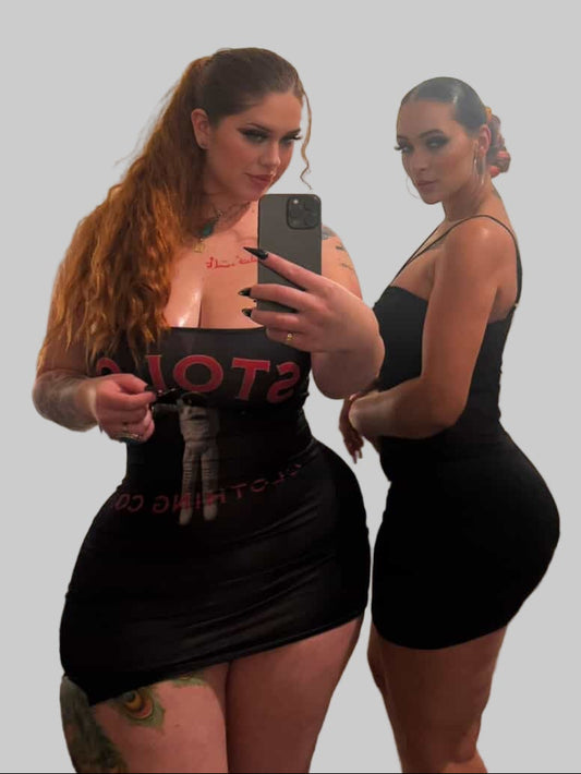 Stolo Clothing Co ASTROKNOT Sheer Mesh Bodycon Dress