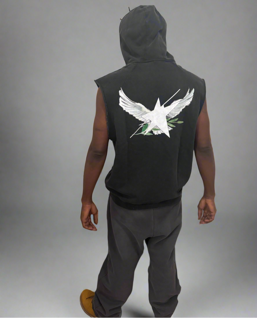 Stolo Clothing Co Birdies Snow Washed Sleeveless Hoodie
