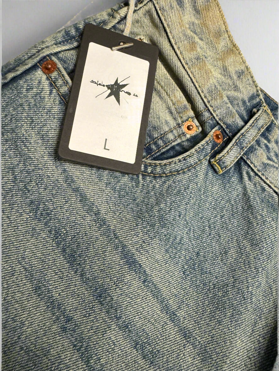 Stolo Clothing Co Essentials Unisex Hand-Painted Baggy Jeans