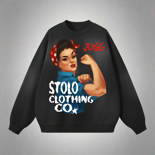 Stolo Clothing Co Jugg Monkey Dyed Fleece Sweater