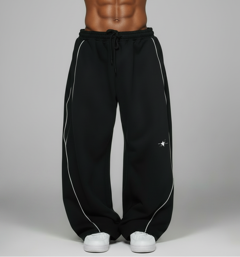 Stolo Clothing Co Reborn Reflection Striped Track Pants