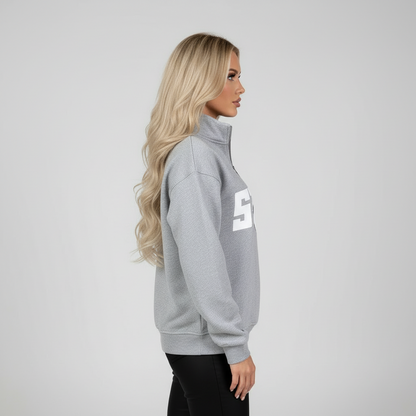 Stolo Clothing Co STARCHILD Classic Quater-Zip Fleece Long Sleeve Tee