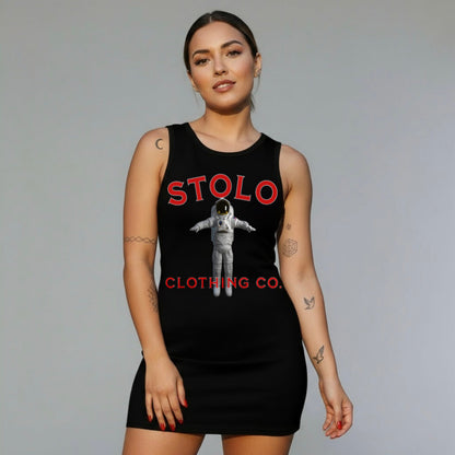 Stolo Clothing Co ASTROKNOT Sheer Mesh Bodycon Dress