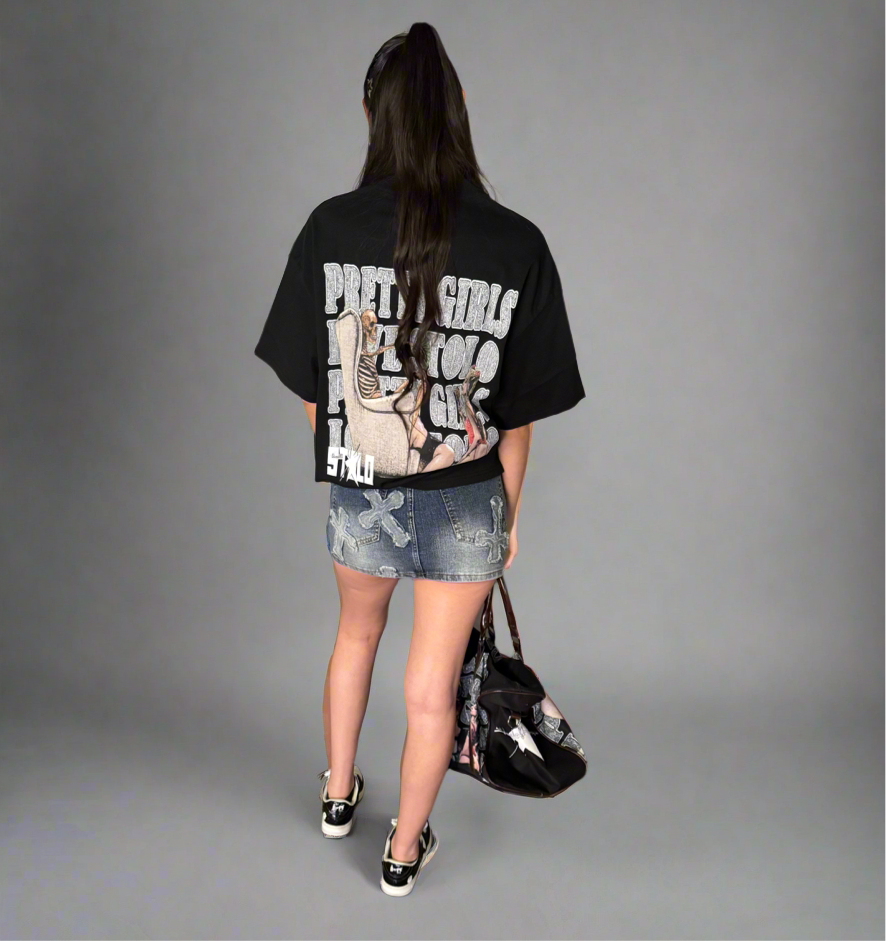 Stolo Clothing Co PRETTY GIRLS LOVE STOLO Classic Boxy Tee