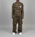 Stolo Clothing Co Birdies Camo Cropped Long Sleeve Sweater (400GSM)