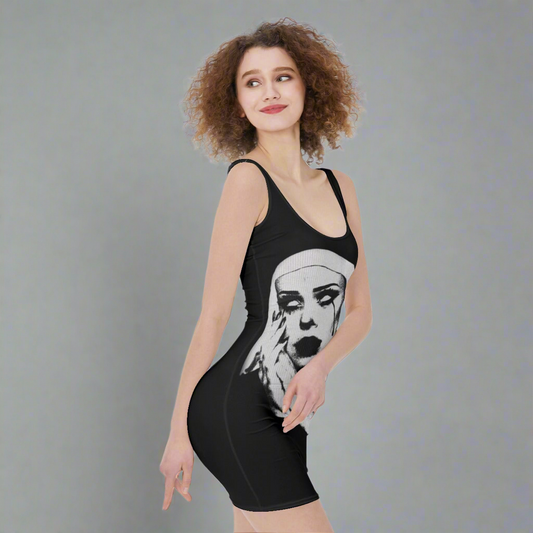 Stolo Clothing Co EVIL NUN Lightweight Bodycon Dress
