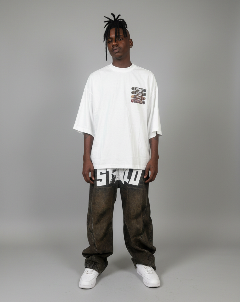 Stolo Clothing Co STOLO SKATE Oversized Drop Shoulder Tee