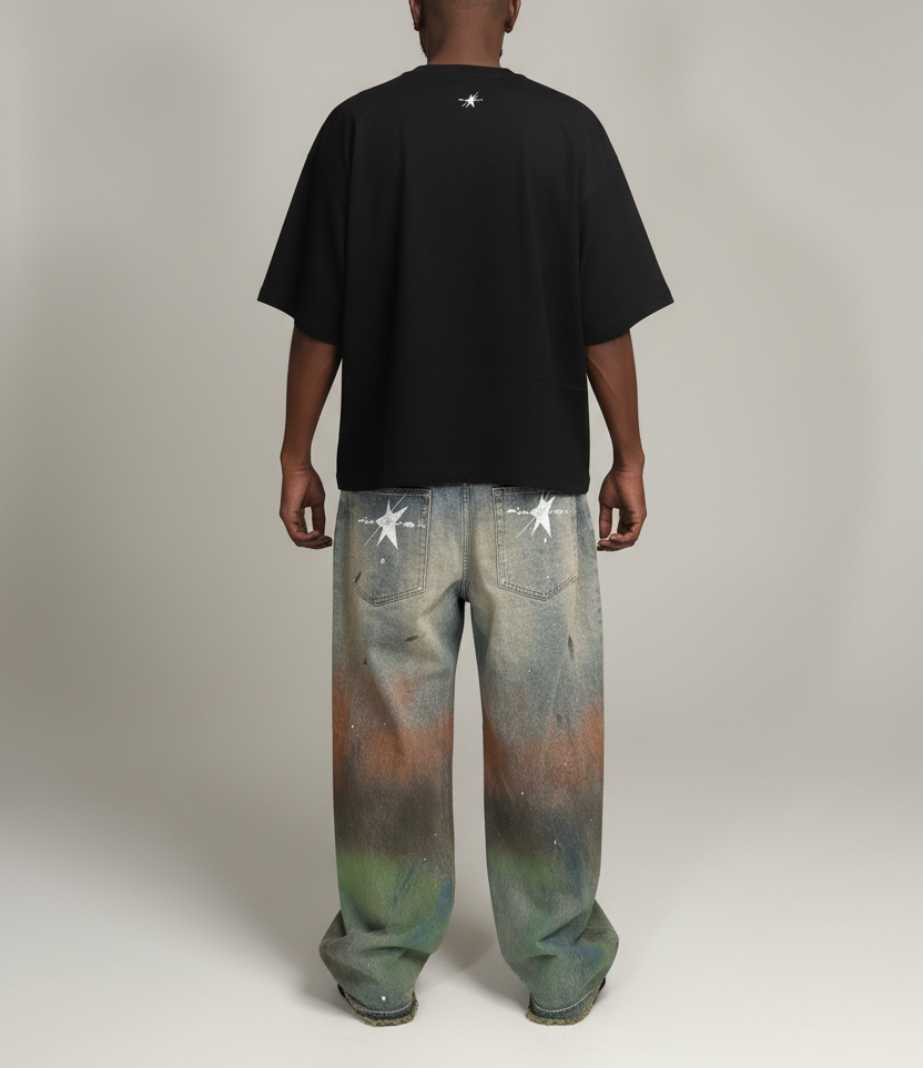 Stolo Clothing Co PAIN PILL Oversized Boxy Tee (300GSM)