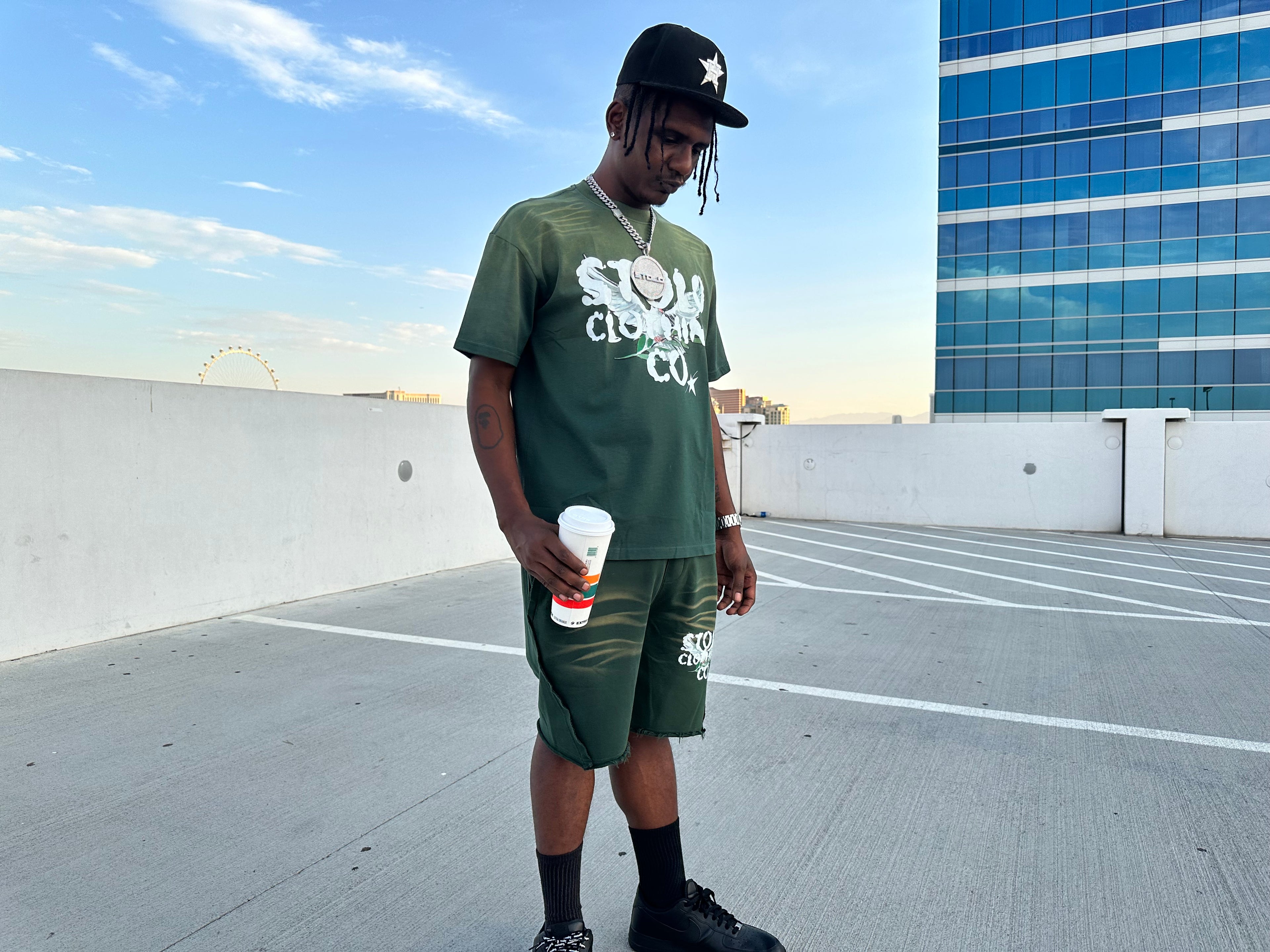 Stolo Clothing Co Birdies Heavyweight Tiger Stripes Shorts