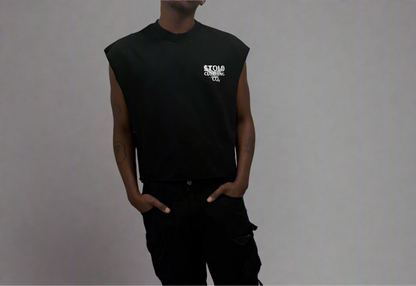 Stolo Clothing Co Birdies Minimalistic French Terry Boxy Tank Top Tee