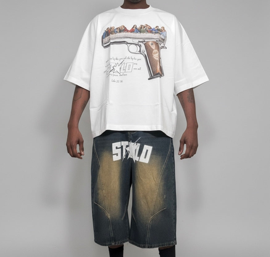 Stolo Clothing Co LUKE 22:36 Oversized Boxy Tee