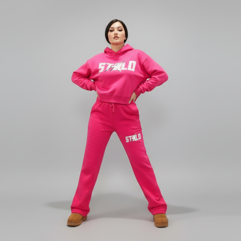 Stolo Clothing Co STARCHILD Cropped Vintage Washed Heavyweight Hoodie