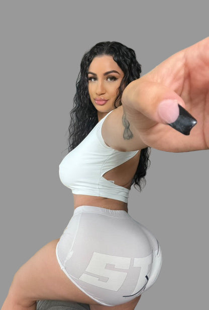 Stolo Clothing Co STARCHILD High-Waisted Shorts [GREY]