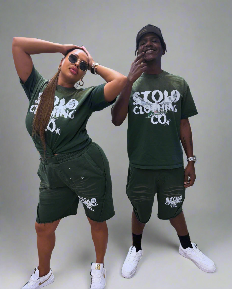 Stolo Clothing Co Birdies Heavyweight Tiger Stripes Shorts