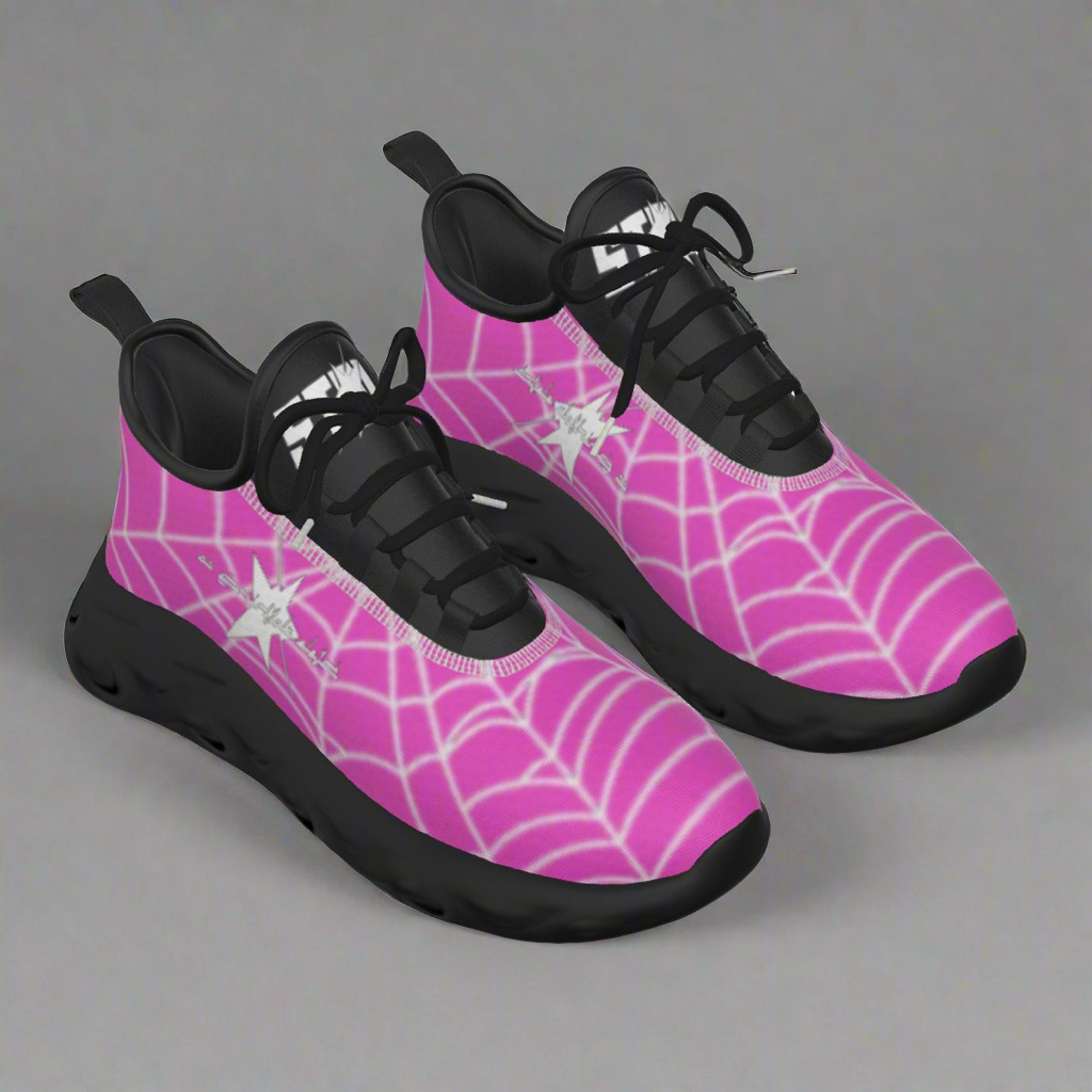 Stolo Clothing Co WEB LIFE STEPPERS Light Active Shoes [ PINK ]