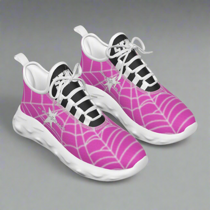 Stolo Clothing Co WEB LIFE STEPPERS Light Active Shoes [ PINK ]