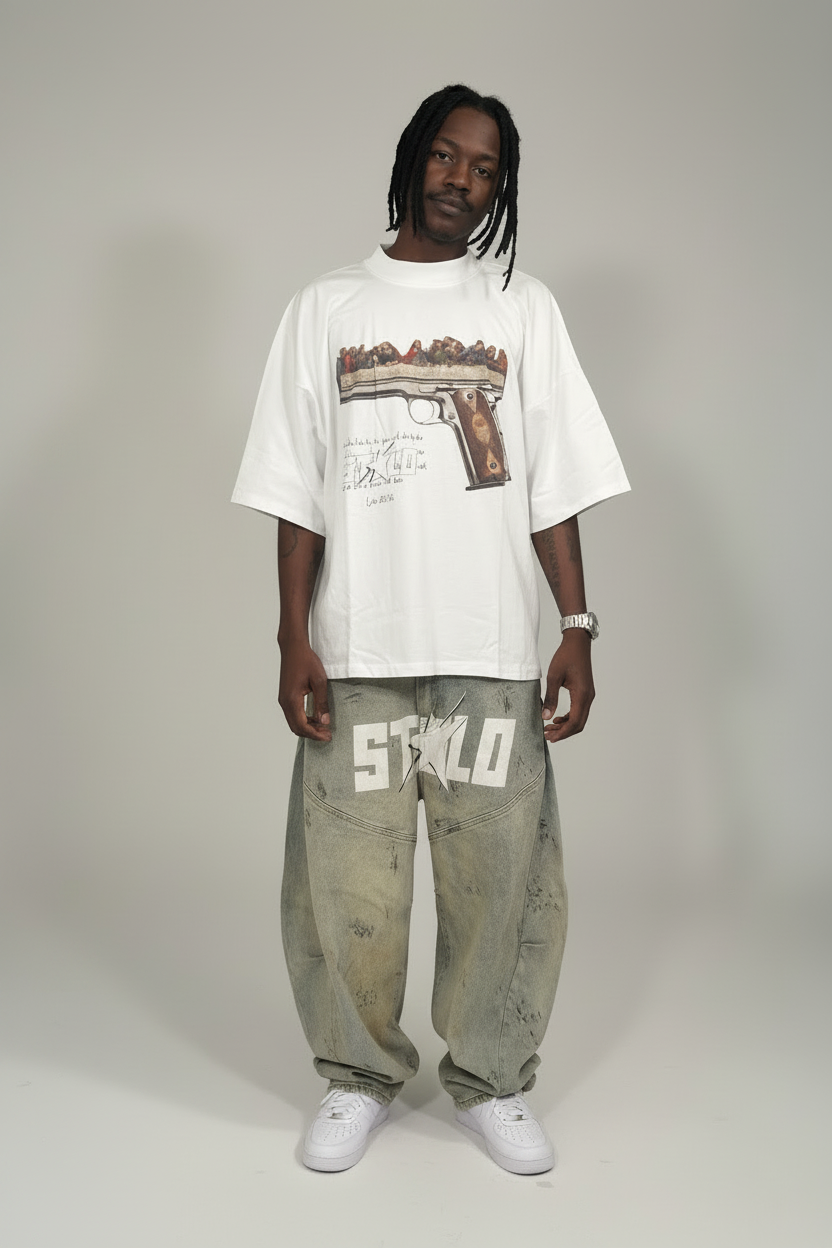 Stolo Clothing Co LUKE 22:36 Oversized Boxy Tee (300GSM)