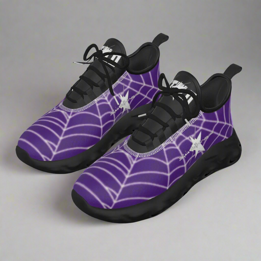 Stolo Clothing Co WEB LIFE STEPPERS Light Active Shoes  [ PURPLE ]