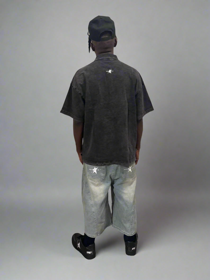 Stolo Clothing Co STARCHILD 08 Heavyweight Snow-Washed Polo Tee