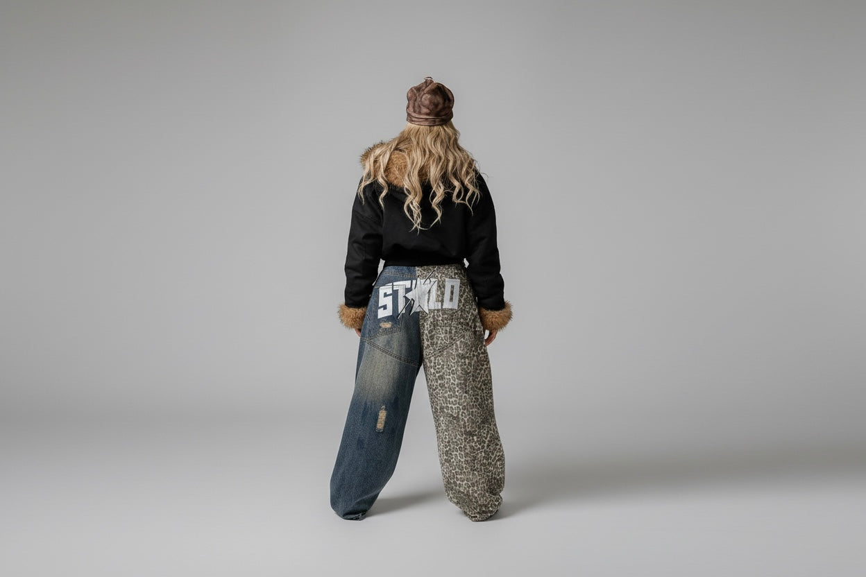 Stolo Clothing Co STARCHILD Leopard Print Knitted Beanie