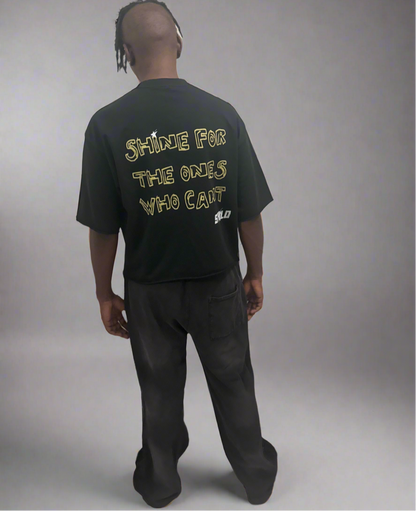 Limited Editon Stolo Clothing Co STILL SHINING French Terry Raw Edge Tee