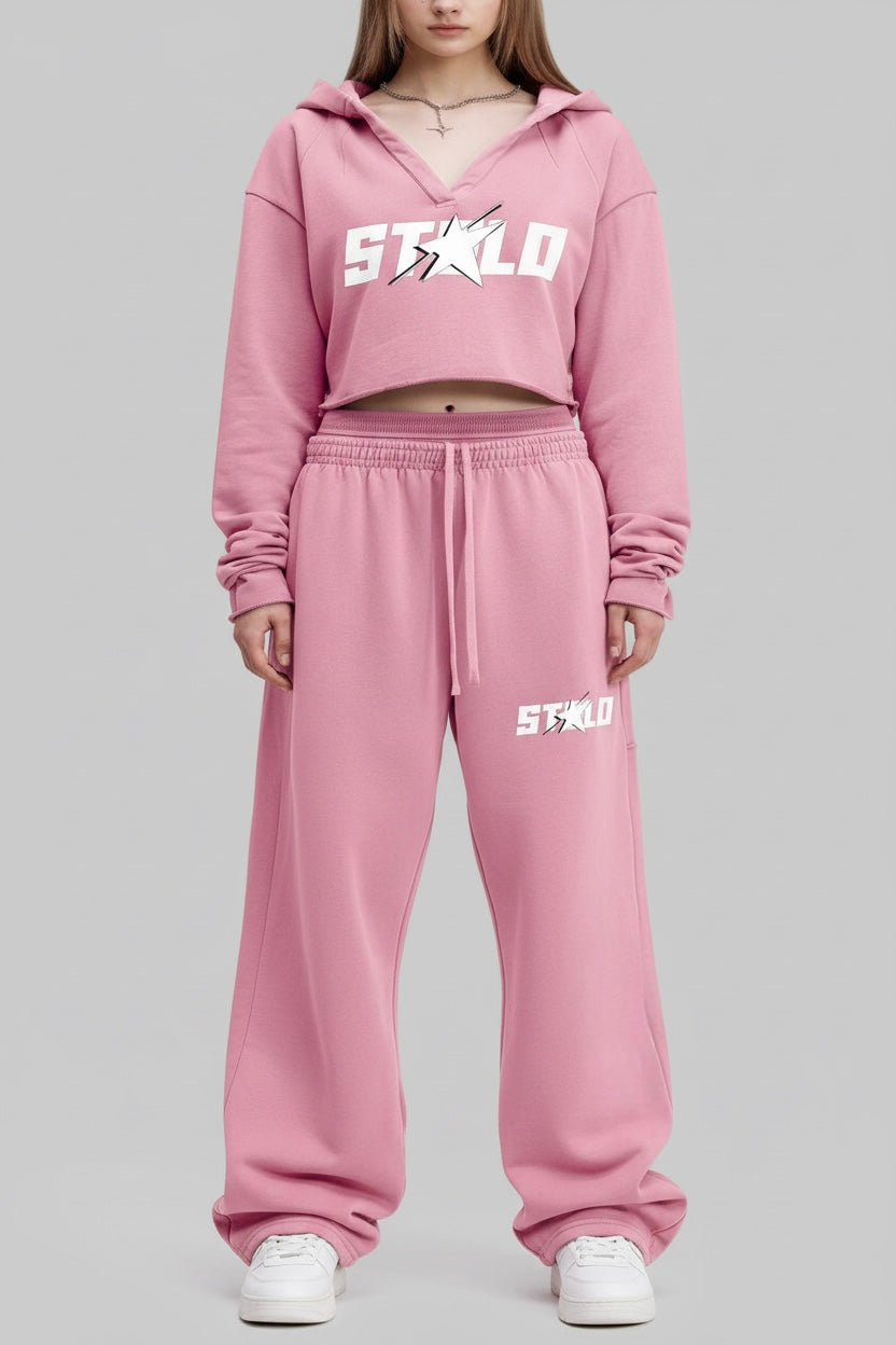 Stolo Clothing Co STARCHILD Vintage Washed Raw Edge Double Waist Band Baggy Sweats