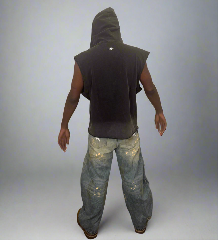 Stolo Clothing Co STARCHILD Vintage Washed Sleeveless Zip Up Tee