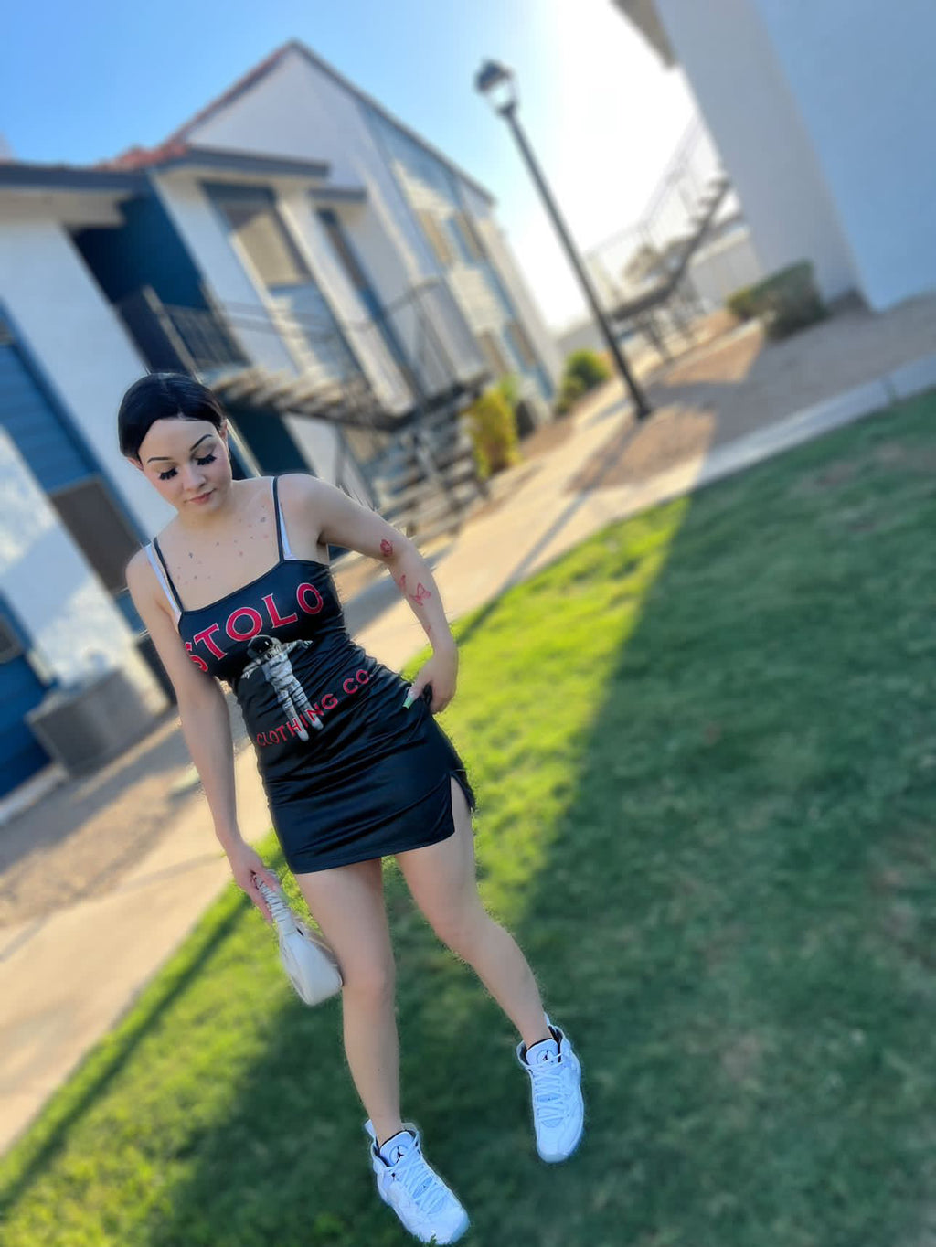 Stolo Clothing Co ASTROKNOT Hip Huggin Bodycon Dress